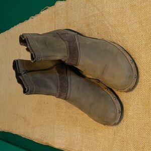 Merrell Brown Leather Ankle Boots